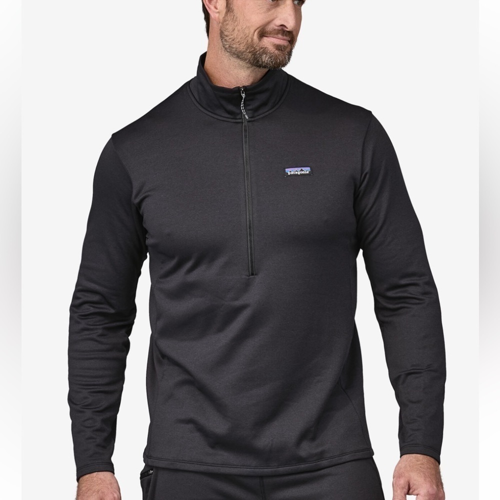 Patagonia R1 Daily Zip Neck‎ men black large